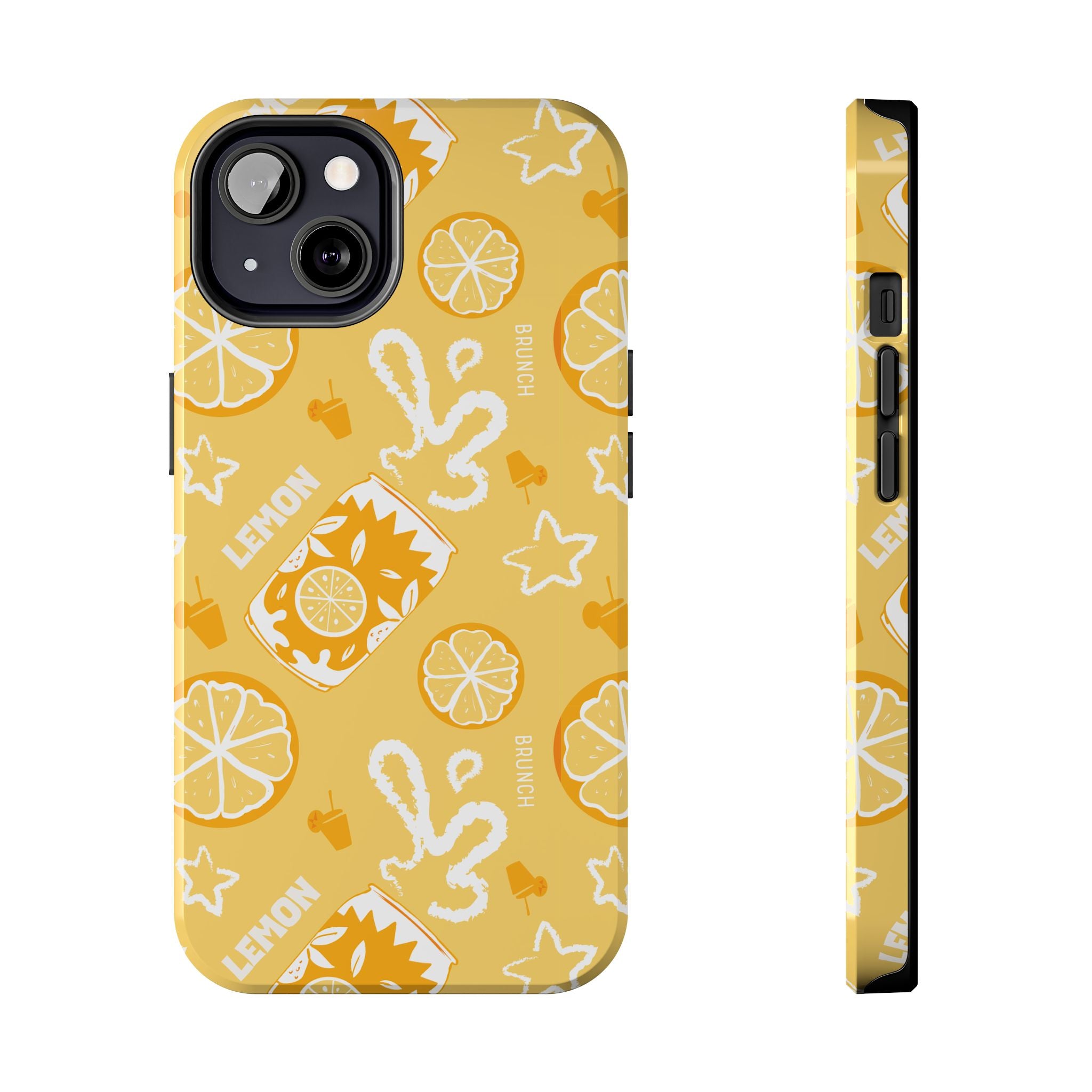 Lemon Brunch Tough Phone Case — Citrus Summer Pattern