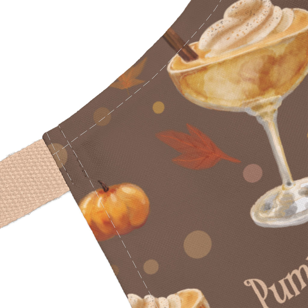 Pumpkin Spice Martini Apron — Brown Pumpkin Collection Inspired Design