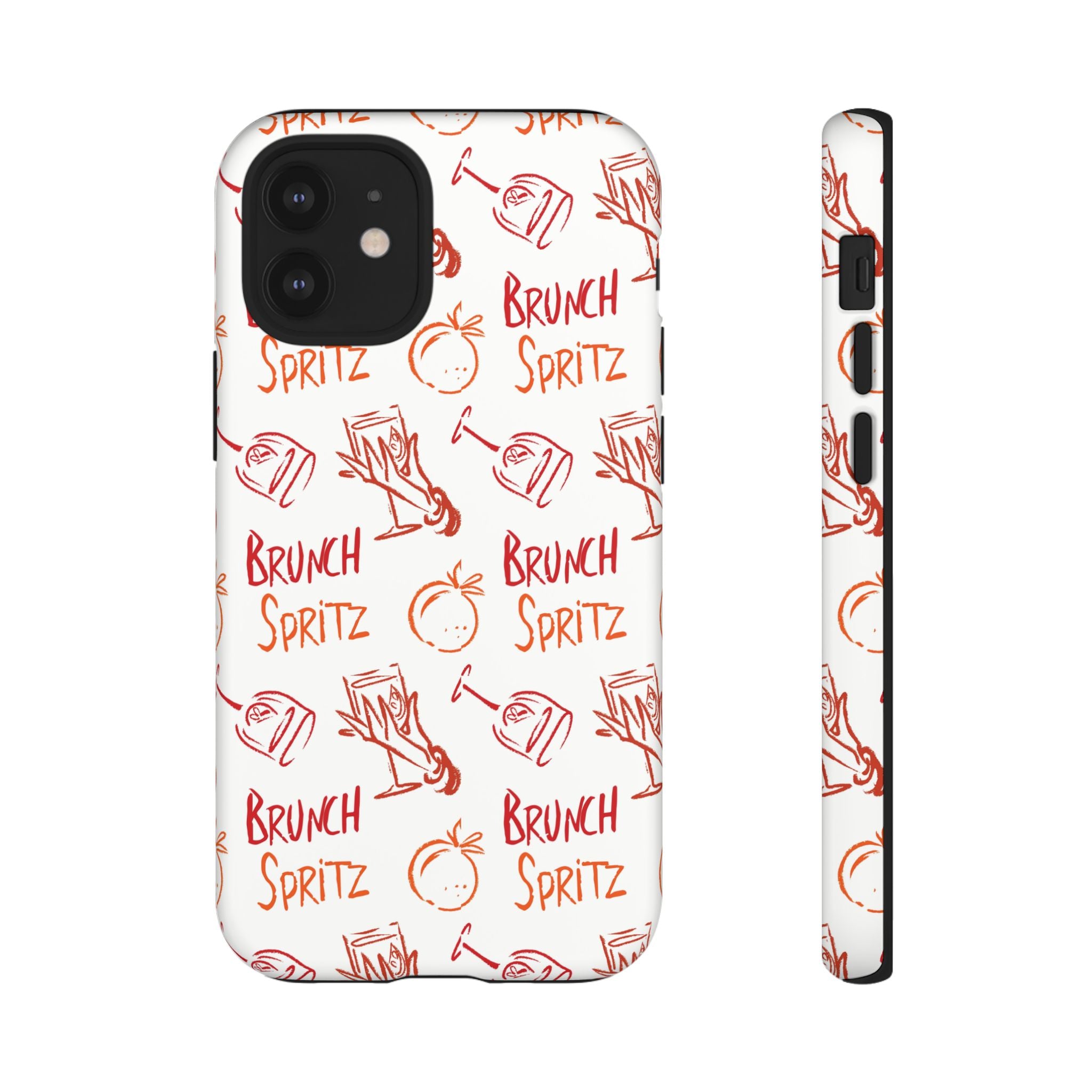 Brunch Spritz Phone Case — Red & Orange Aperol Inspired Design