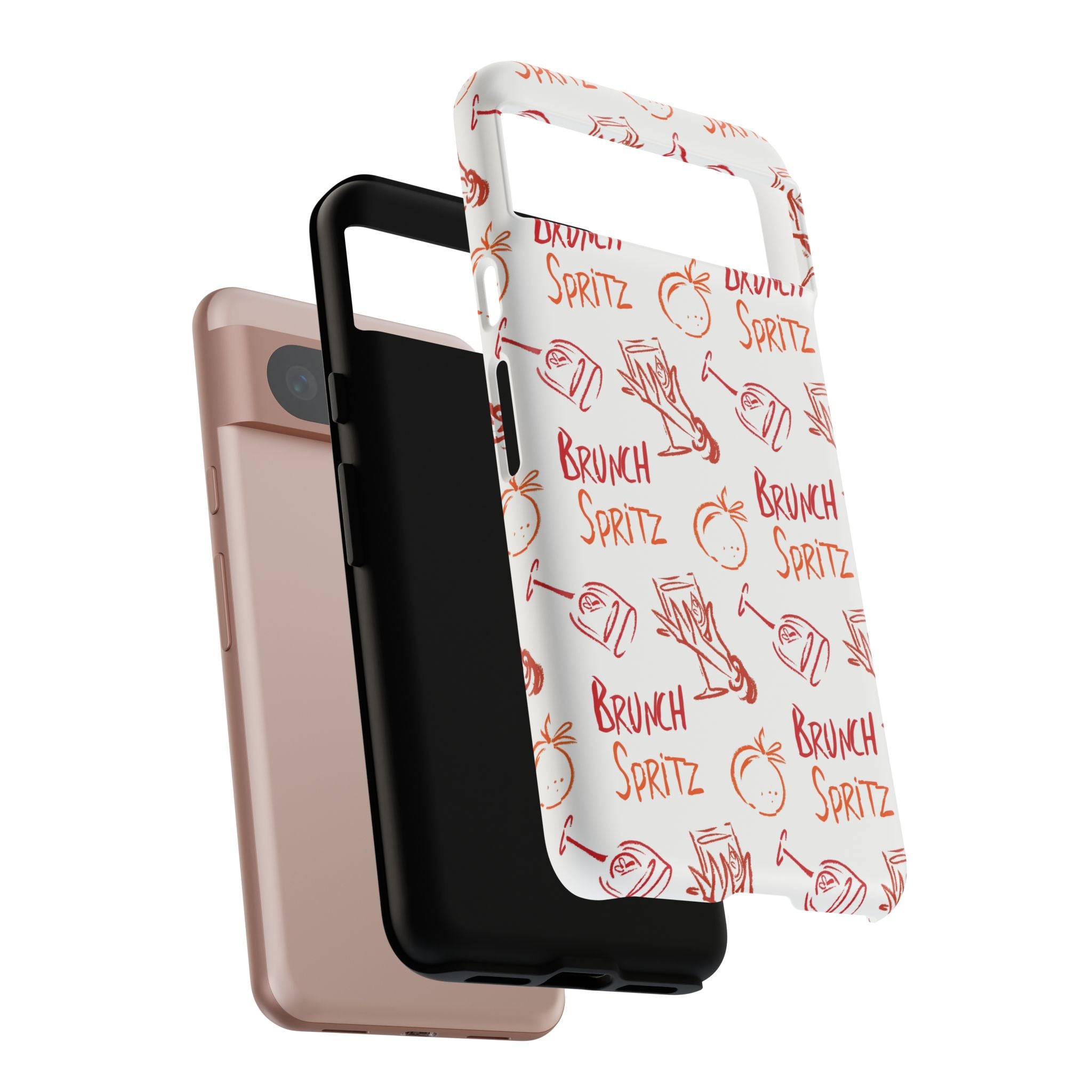 Brunch Spritz Phone Case — Red & Orange Aperol Inspired Design