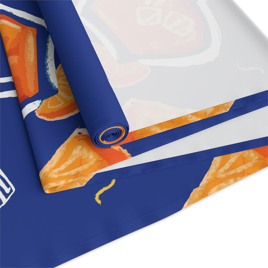 NEW Aperol Spritz Blue Collection Table Runner – Mediterranean Table Decor, Cocktail Kitchen Runner, Summer Dining Table Linen, Housewarming Gift