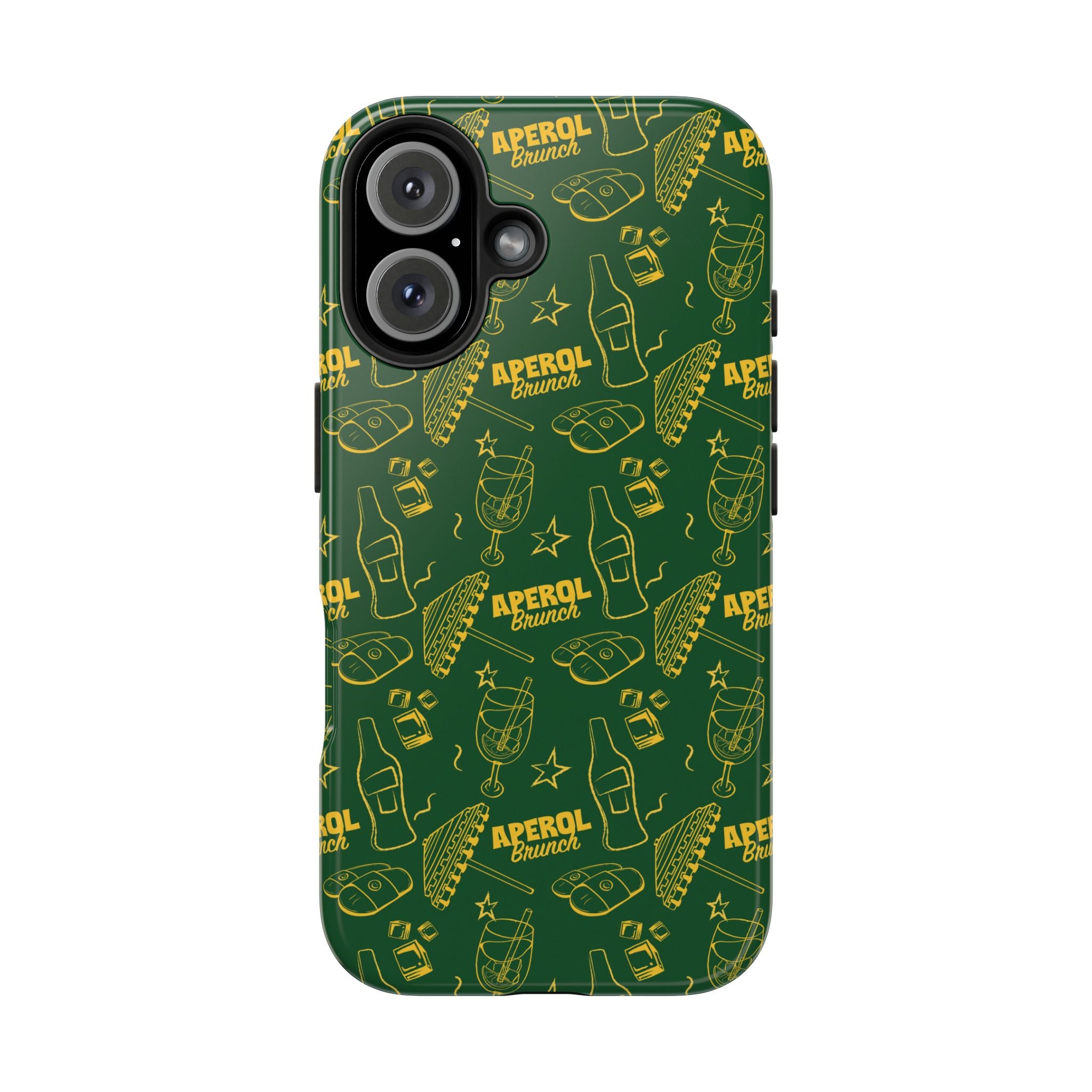 Aperol Brunch Tough Phone Case — Citrus Cocktail Protective Cover