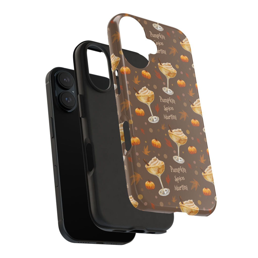 Pumpkin Spice Martini Tough Phone Case — Brown Pumpkin Collection Inspired Design