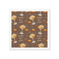 Pumpkin Spice Martini 50pcs Napkins — Brown Pumpkin Collection Inspired Design