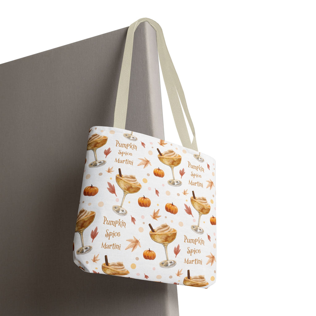 Pumpkin Spice Martini Tote Bag — White Pumpkin Collection Inspired Design