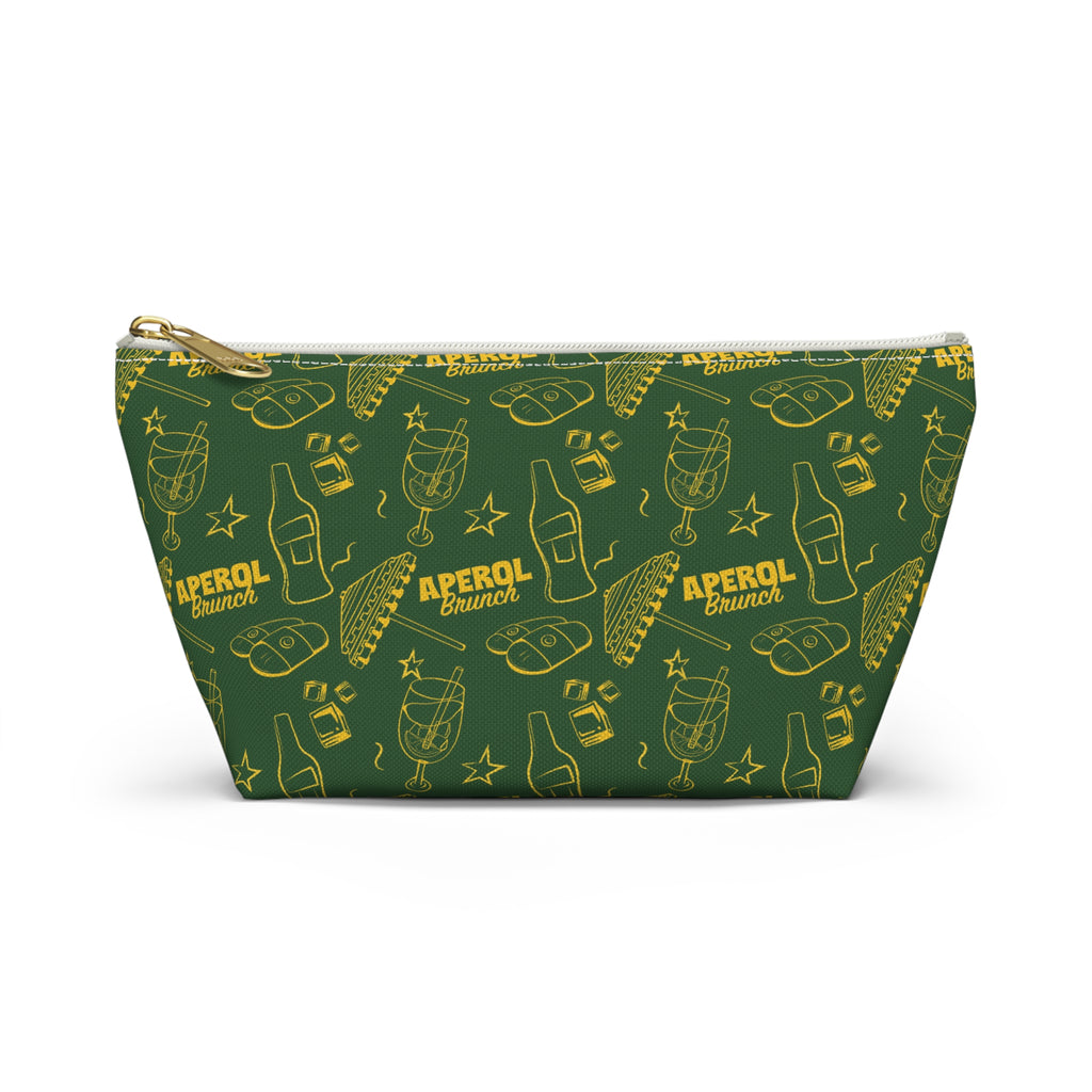 Aperol Brunch Accessory Pouch — Green Aperol Inspired Design