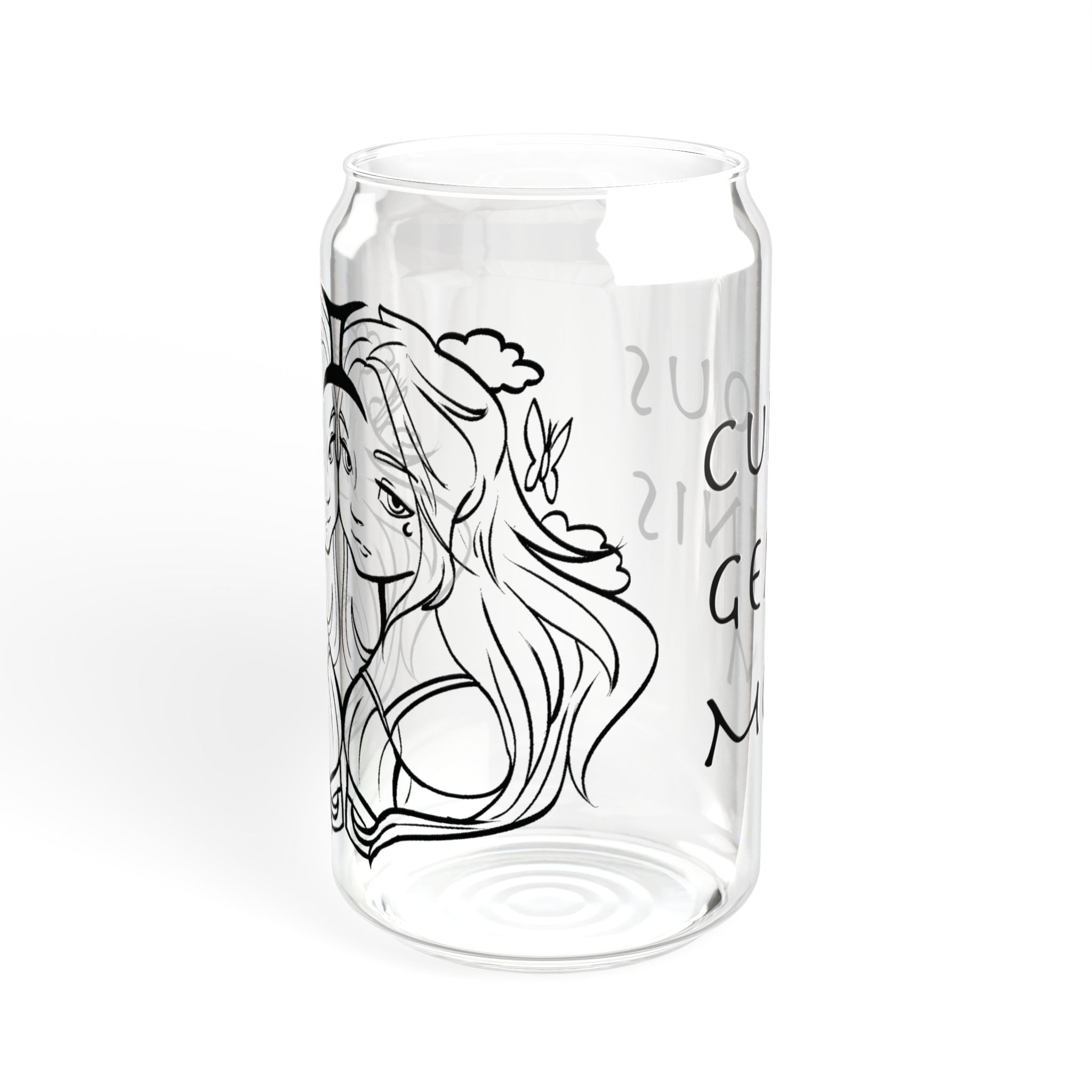 Gemini Mom Gift – 16oz Zodiac Sipper Glass for Mom | Astrology Glass Cup
