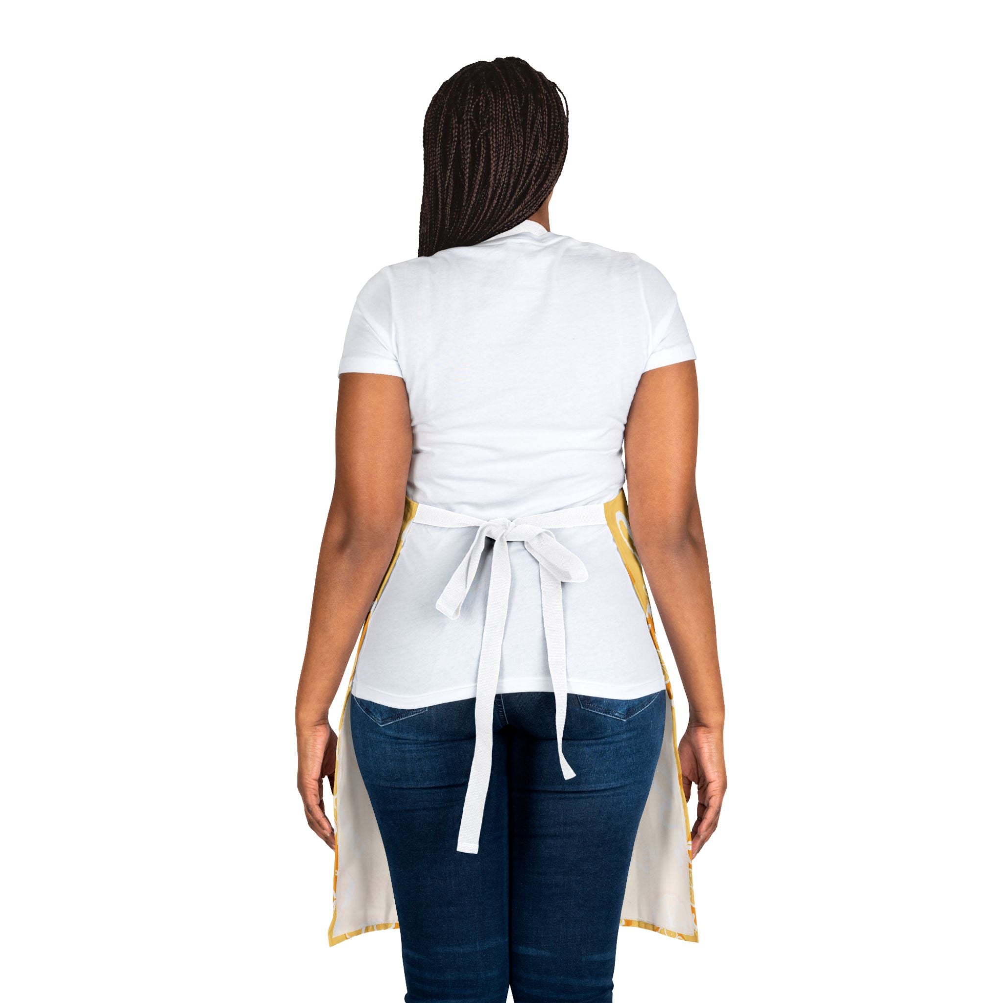 Lemon Brunch Fruit Pattern Apron — Lemon Brunch Collection Inspired Design