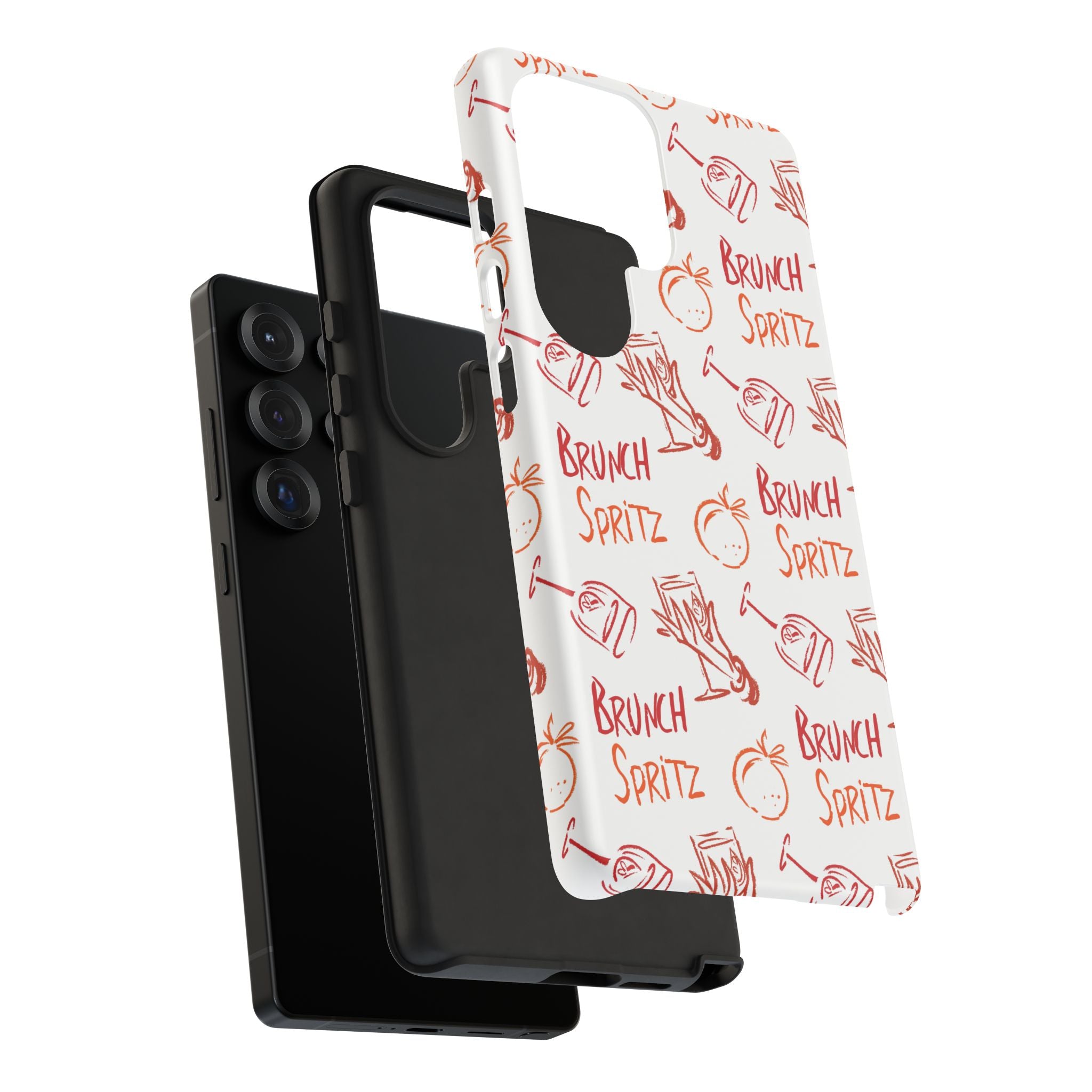 Brunch Spritz Phone Case — Red & Orange Aperol Inspired Design