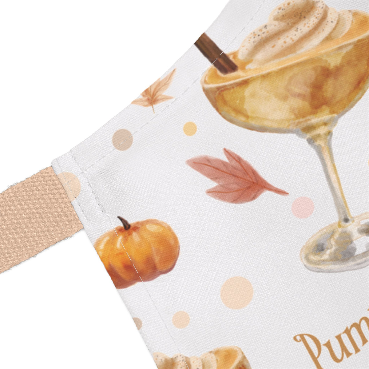 Pumpkin Spice Martini Apron — White Pumpkin Collection Inspired Design