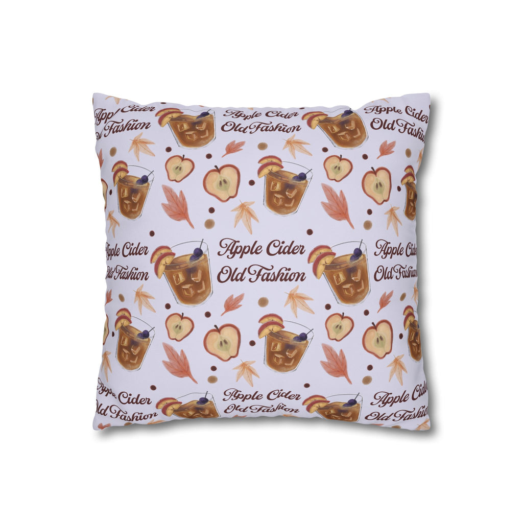Apple Cider Old Fashion Pillowcase — Light Violet Apple Cider Collection Inspired Design