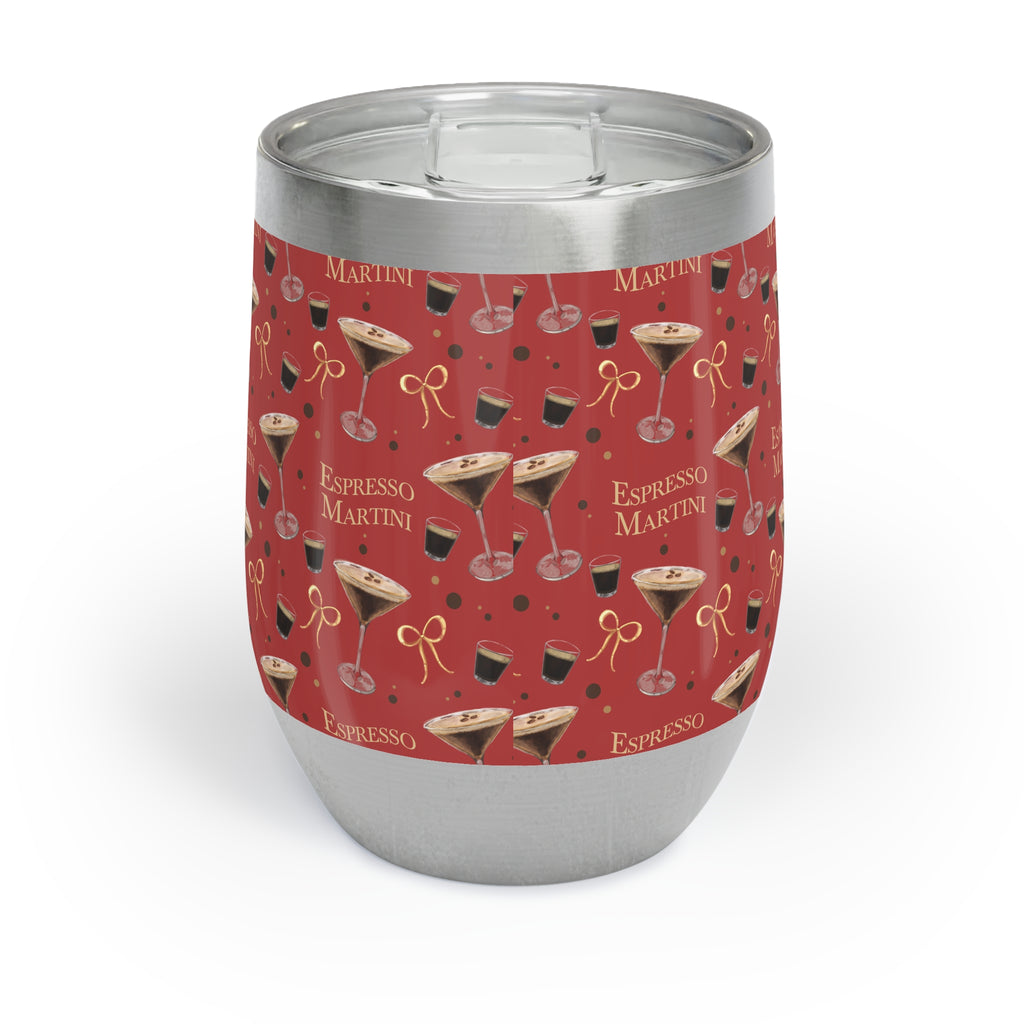 Espresso Martini Wine Tumbler — Red Espresso Collection Inspired Design