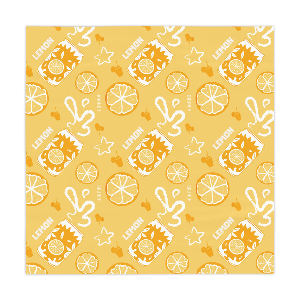 Lemon Brunch Collection Tablecloth — Lemon Brunch Inspired Design