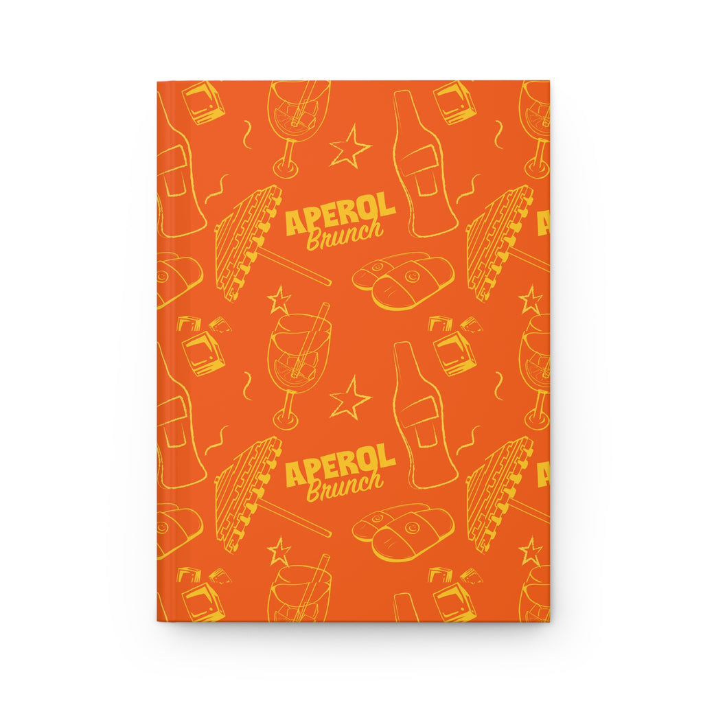 Aperol Brunch Hardcover Journal – Orange Aperol Inspired Design
