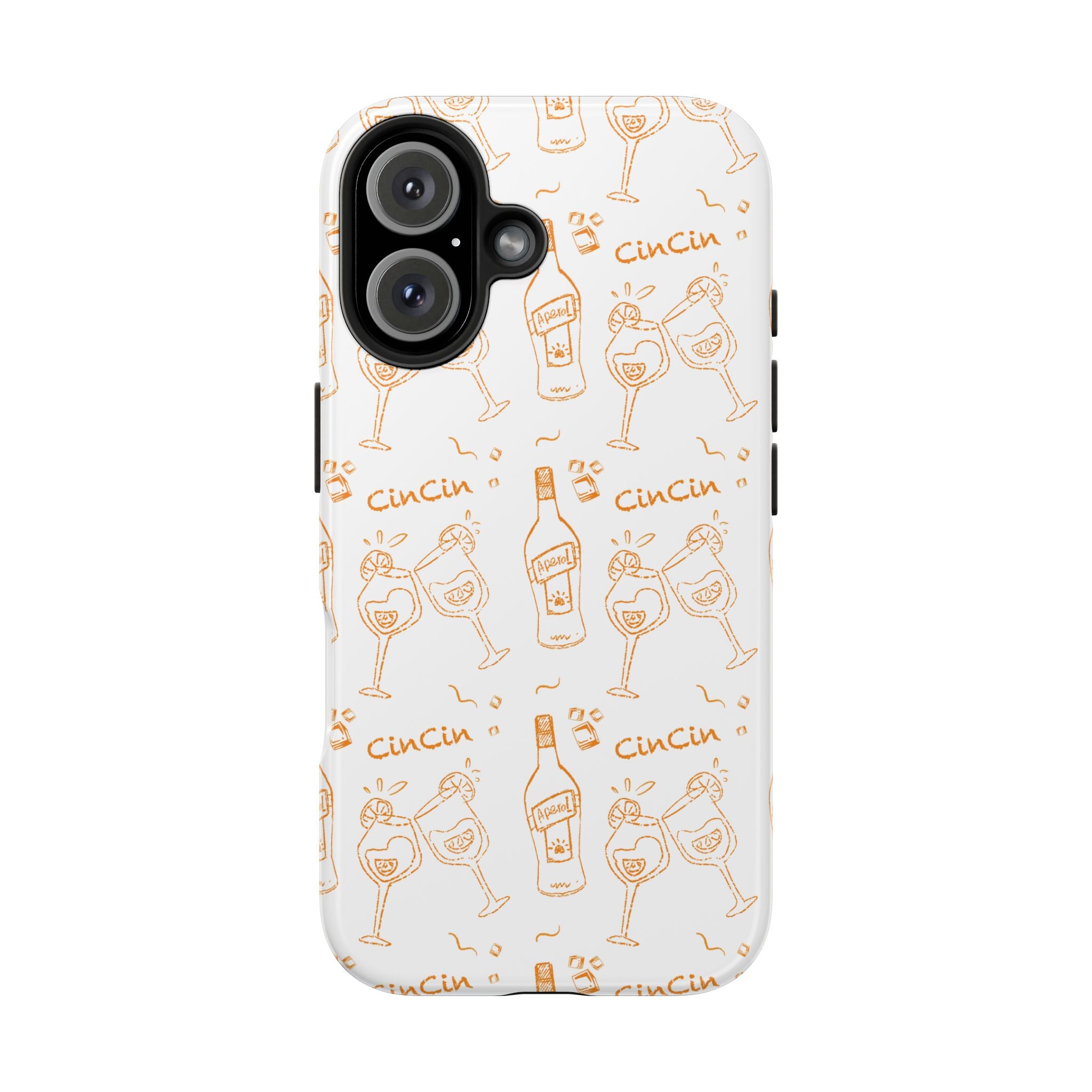 Cin Cin Spritz Tough Phone Case — White Cin Cin Brunch Collection Inspired Design