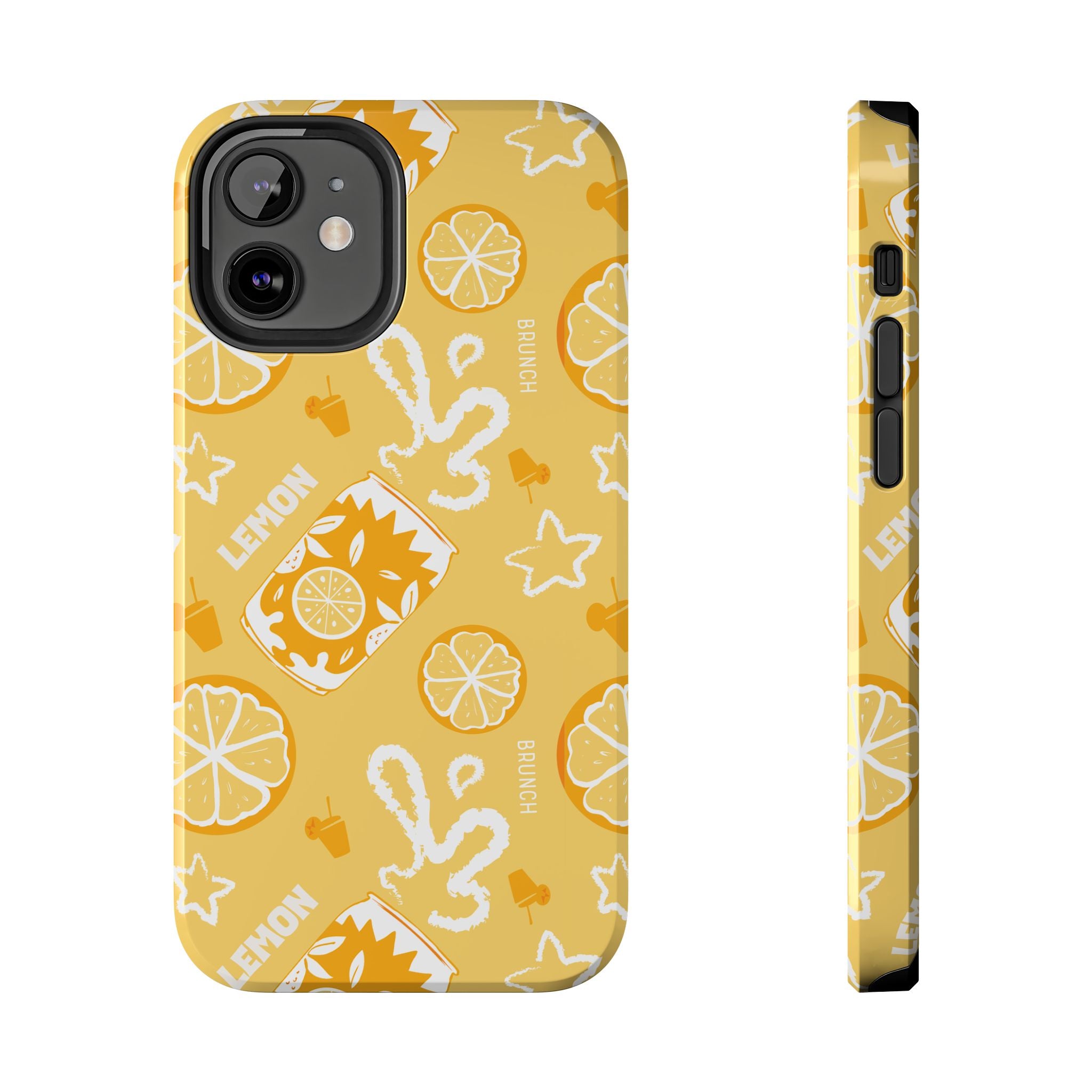 Lemon Brunch Tough Phone Case — Citrus Summer Pattern