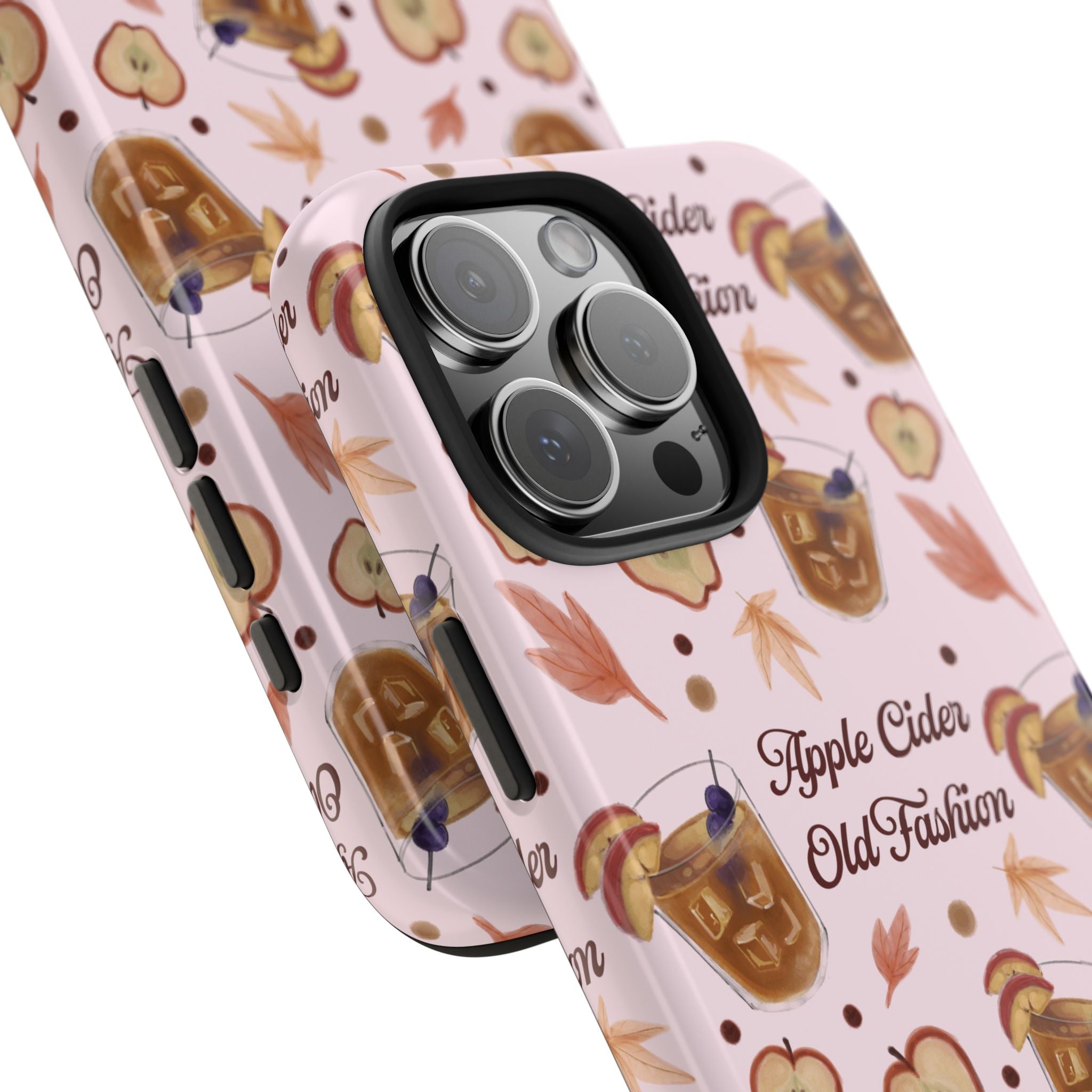 Apple Cider Old Fashioned Tough Phone Case – Light Pink Apple Cider Collection Inspired Design