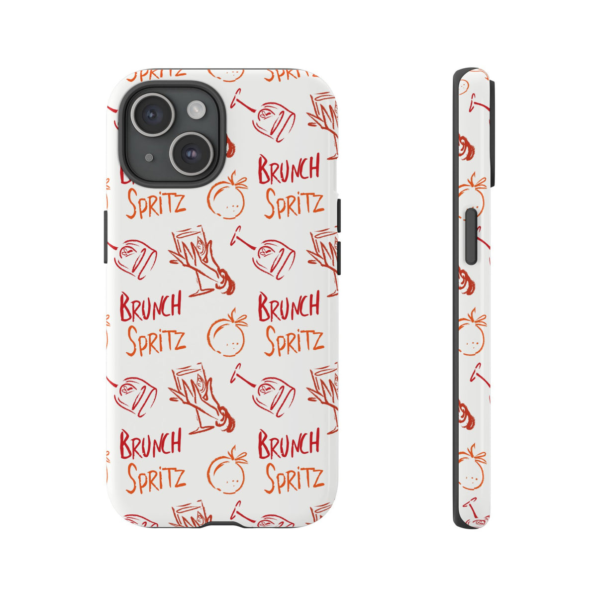 Brunch Spritz Phone Case — Red & Orange Aperol Inspired Design