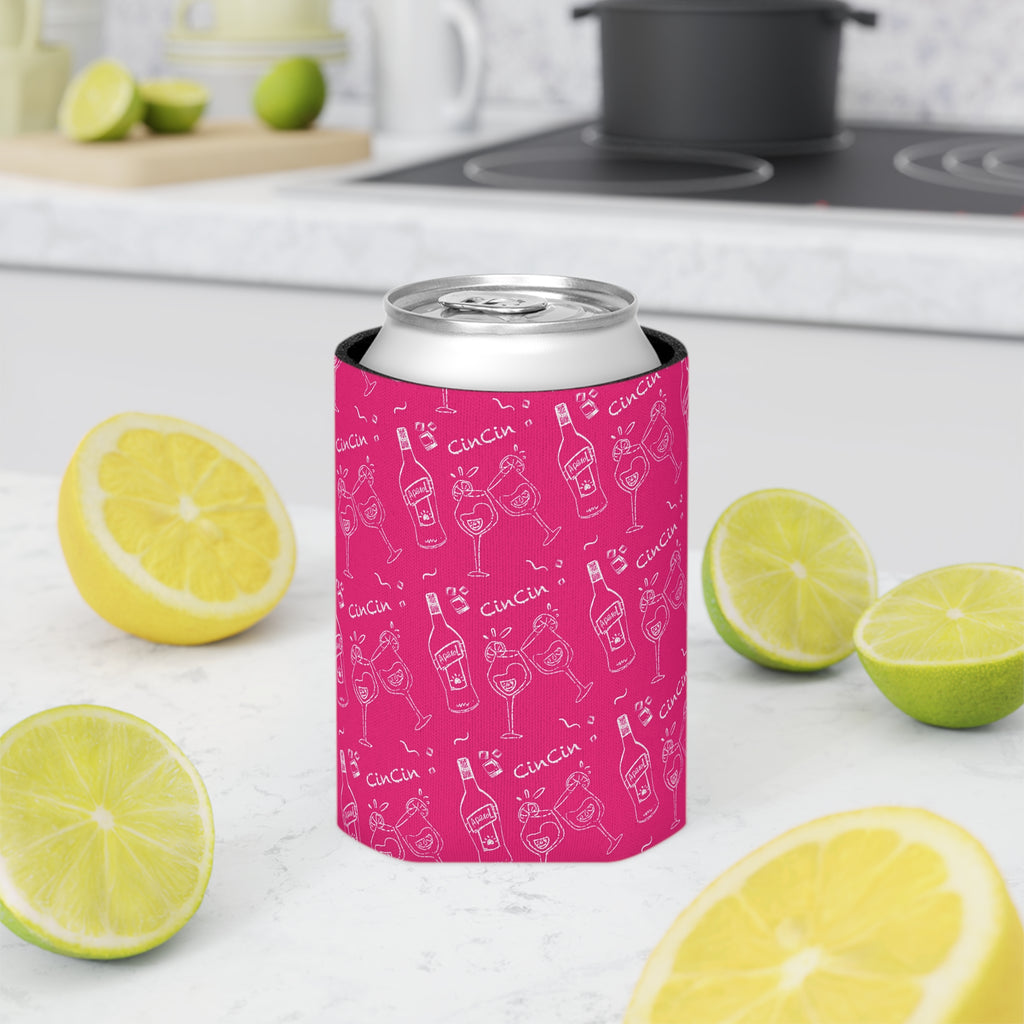 Cin Cin Pink Collection Can Cooler — Pink Aperol Inspired Design