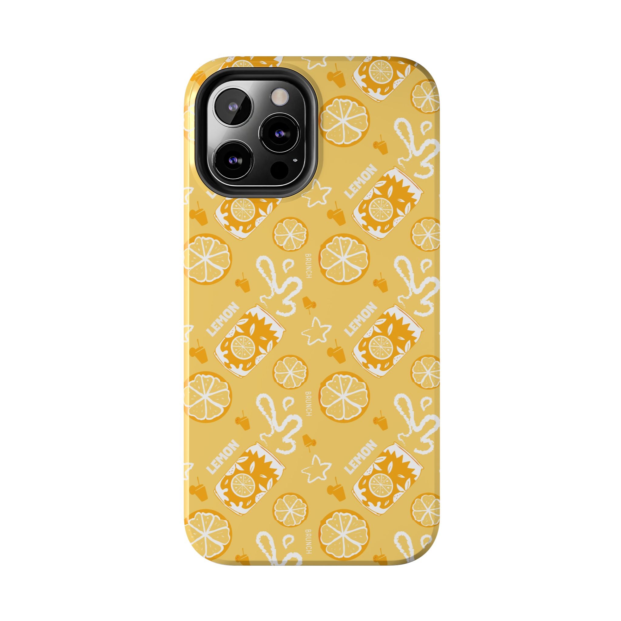 Lemon Brunch Tough Phone Case — Yellow Aperol Inspired Design