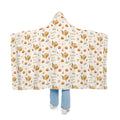 Pumpkin Spice Martini Hooded Throw Blanket — White Pumpkin Collection Inspired Design