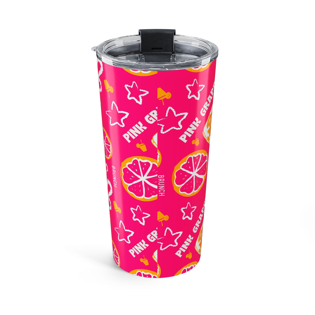 Pink Grapefruit 20oz Tumbler | Citrus Travel Mug | Stainless Steel Insulated Cup | Summer Drinkware | Fruit Lover Gift | Brunch Cup