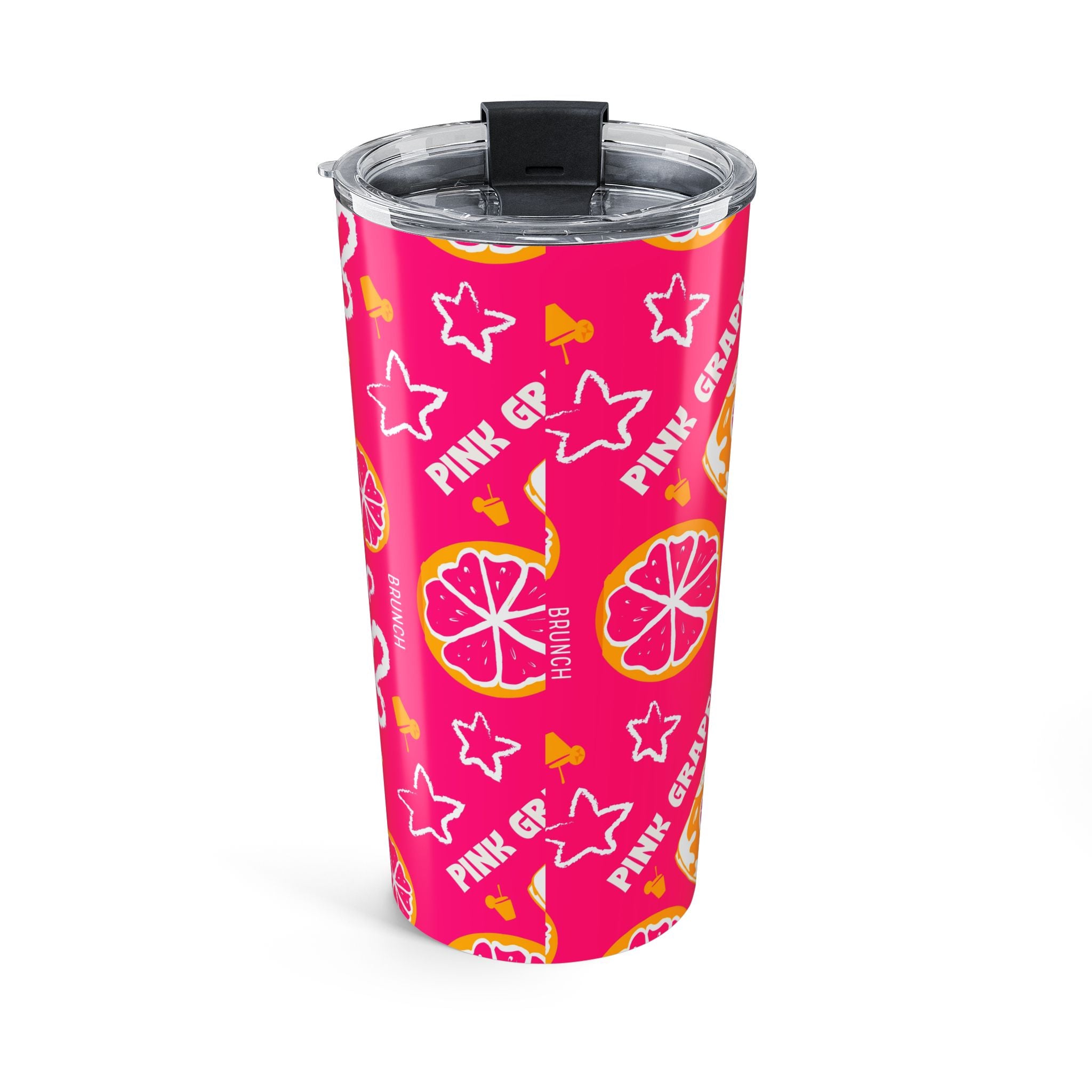 Pink Grapefruit 20oz Tumbler | Citrus Travel Mug | Stainless Steel Insulated Cup | Summer Drinkware | Fruit Lover Gift | Brunch Cup