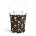 Pumpkin Spice Martini Ice Bucket with Tongs — Black Pumpkin Collection Inspired Design