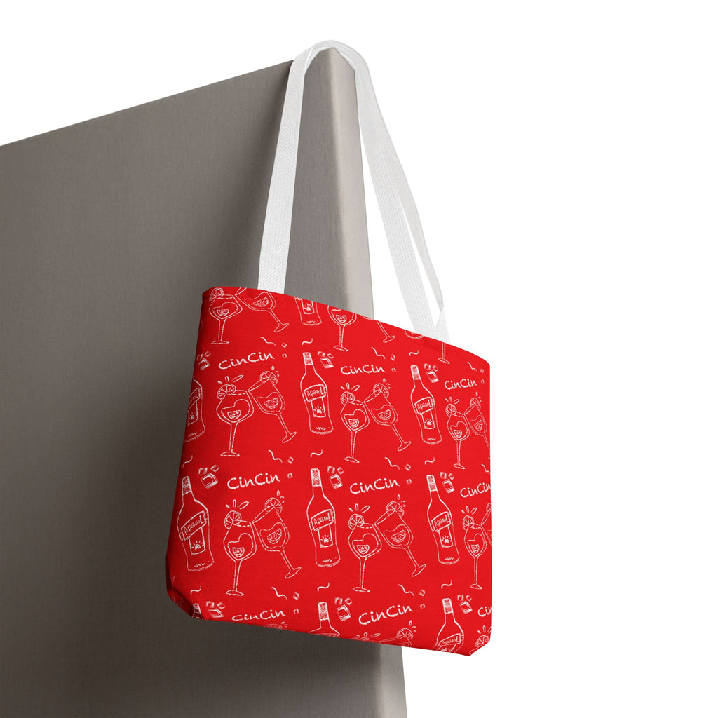 Cin Cin Tote Bag - Red Cin Cin Inspired Design