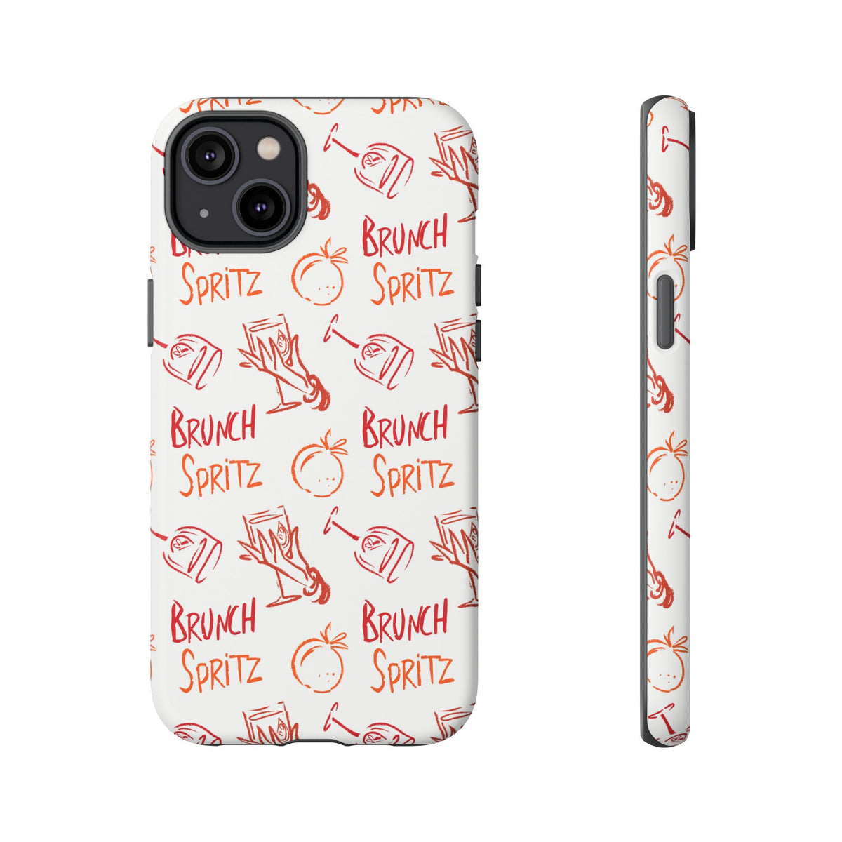 Brunch Spritz Phone Case — Red & Orange Aperol Inspired Design