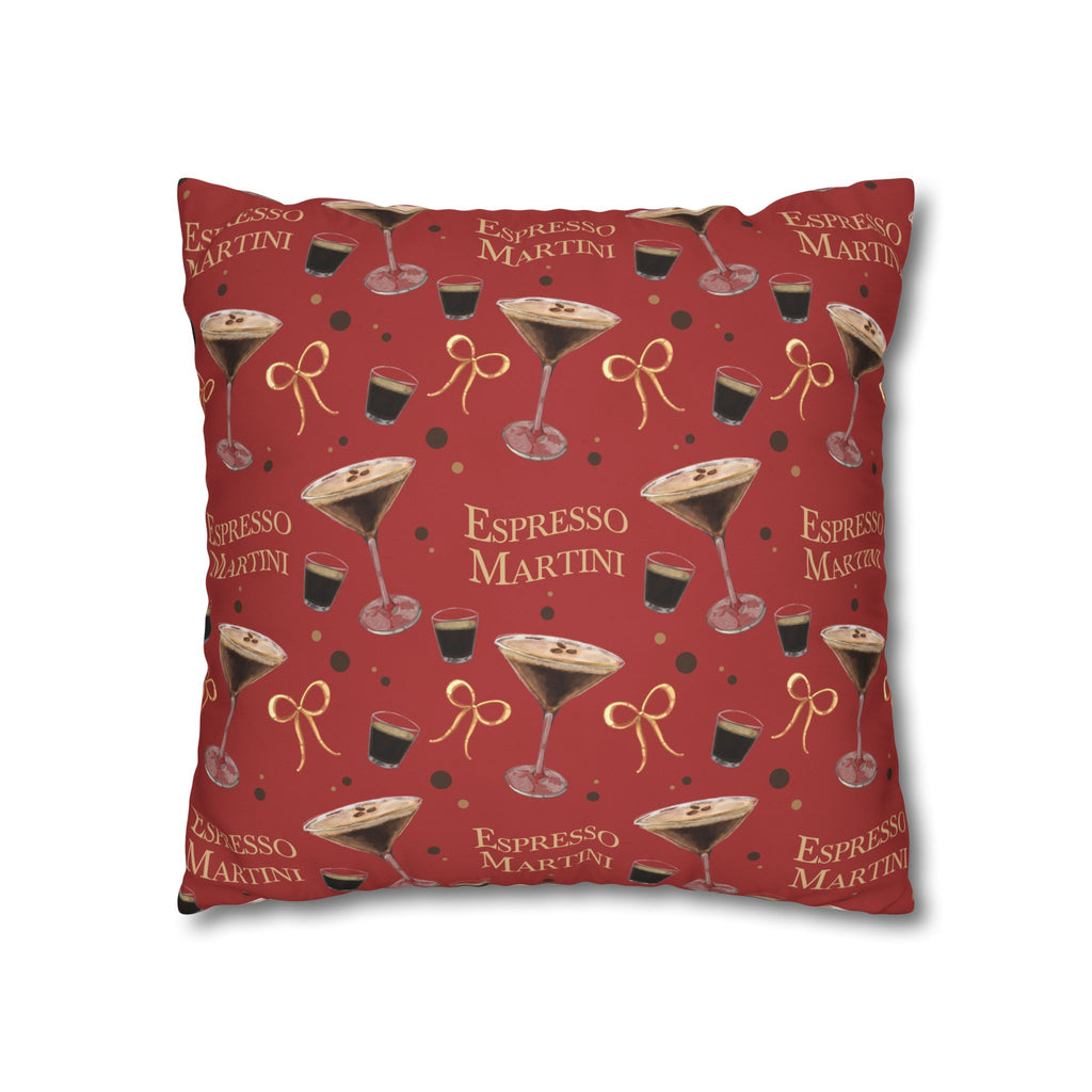 Espresso Martini Pillowcase — Red Espresso Collection Inspired Design