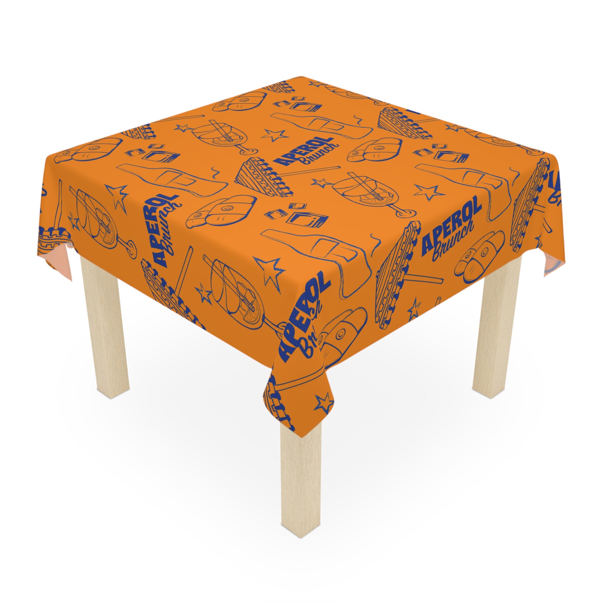 Aperol Brunch Collection Tablecloth — Orange Brunch Collection Inspired Design