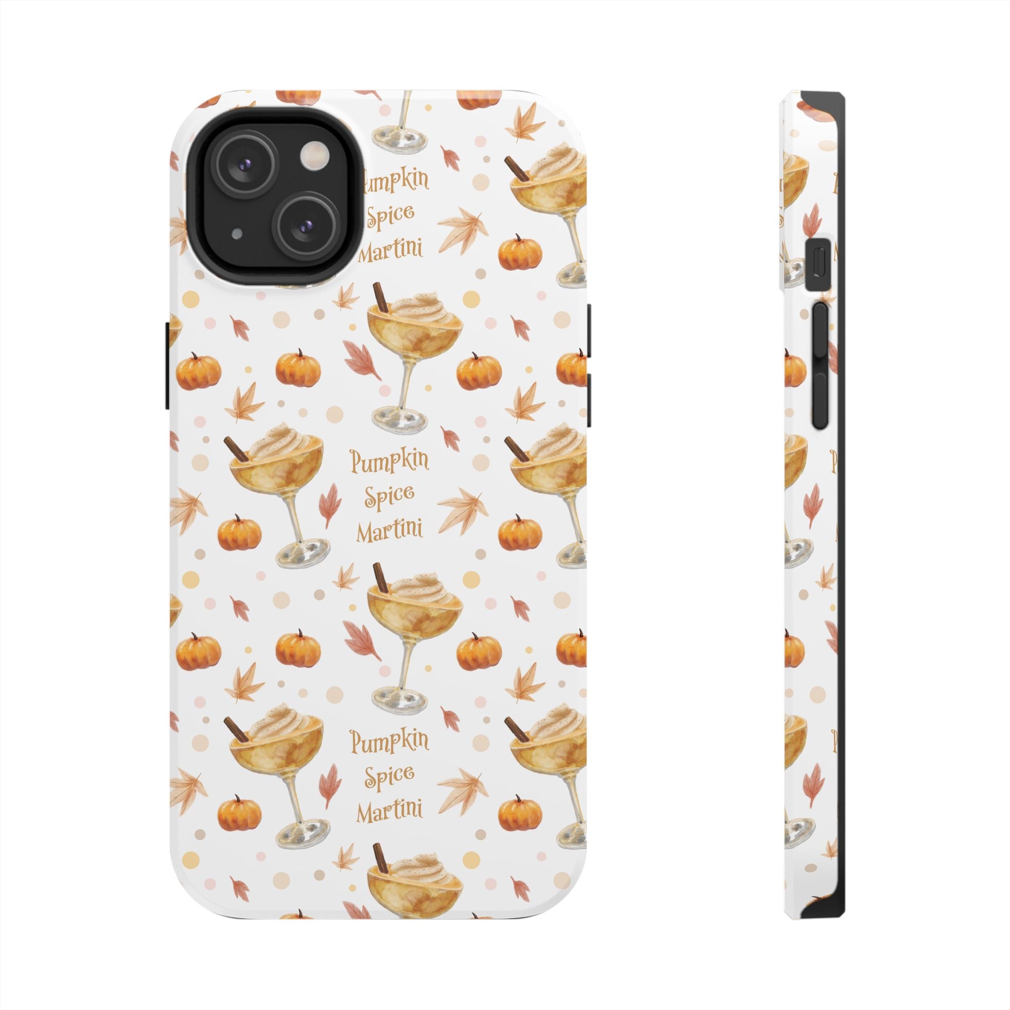 Pumpkin Spice Martini Tough Phone Case — White Pumpkin Collection Inspired Design