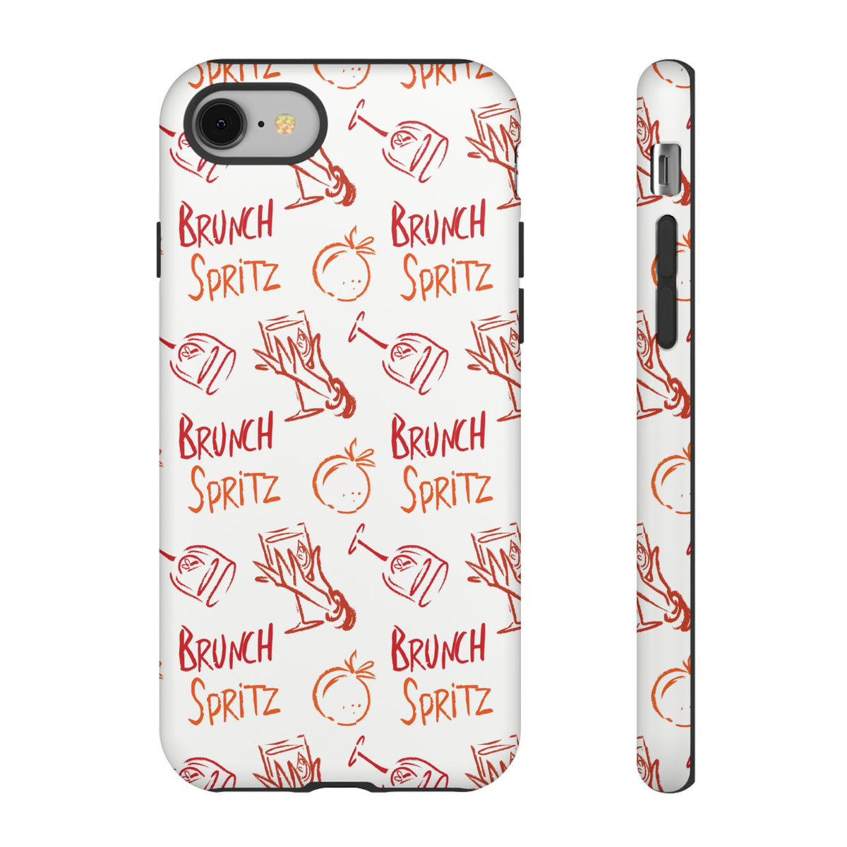 Brunch Spritz Phone Case — Red & Orange Aperol Inspired Design