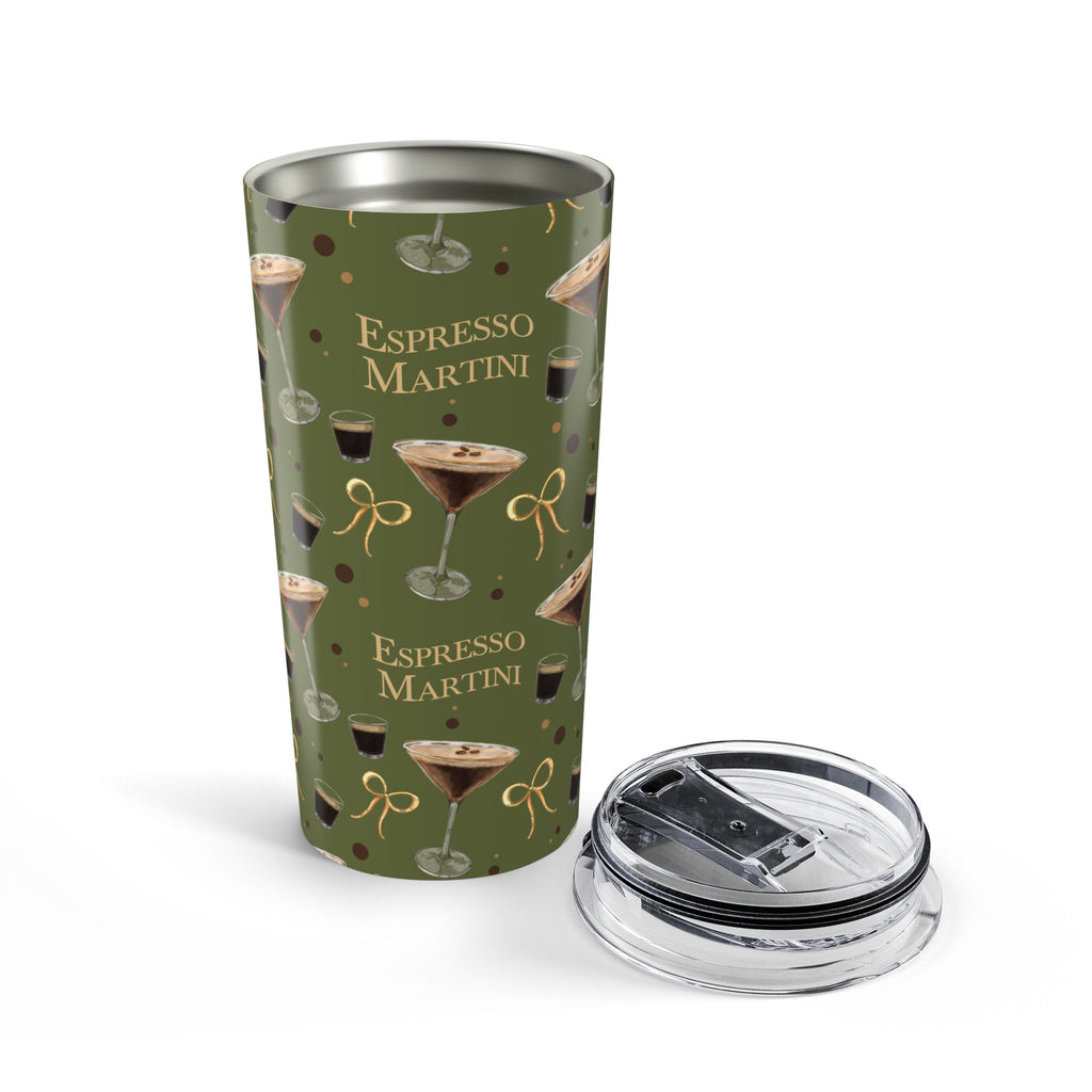 Espresso Martini 20oz Tumbler – Olive Green Espresso Collection Inspired Design