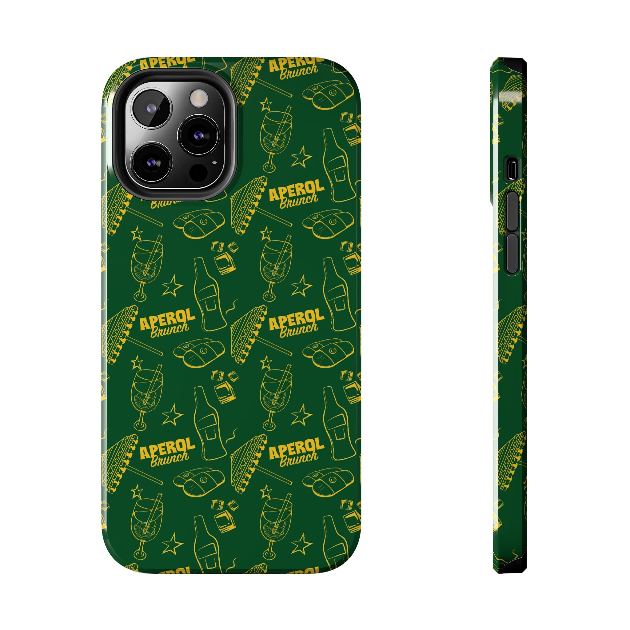 Aperol Brunch Tough Phone Case — Green Aperol Inspired Cover