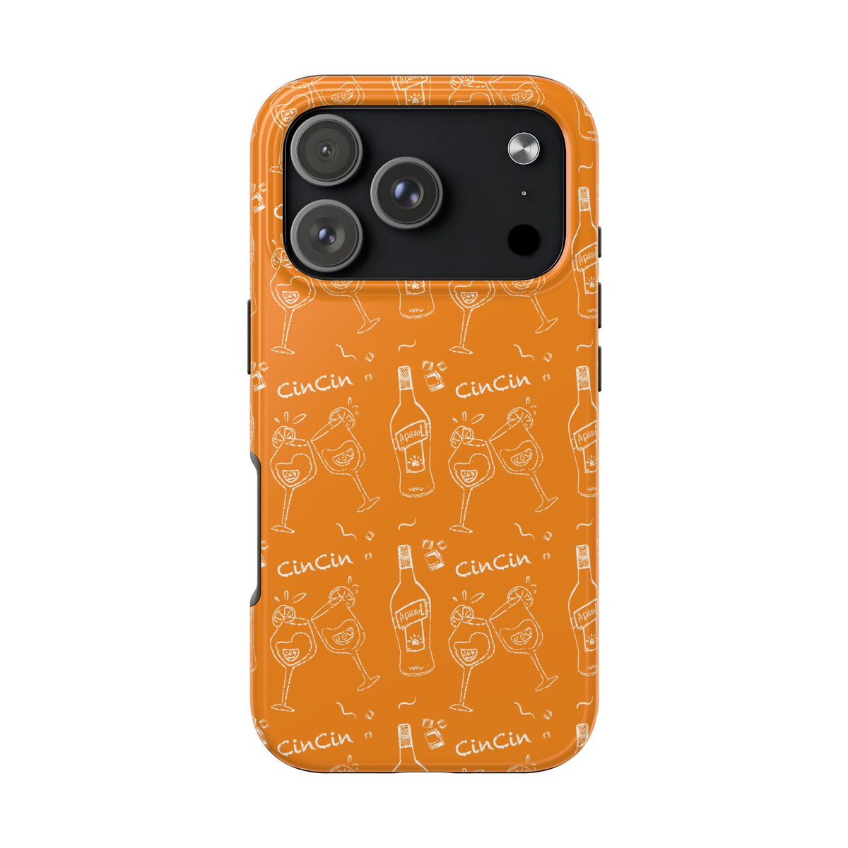 Cin Cin Spritz Tough Phone Case — Orange Citrus Cocktail Pattern