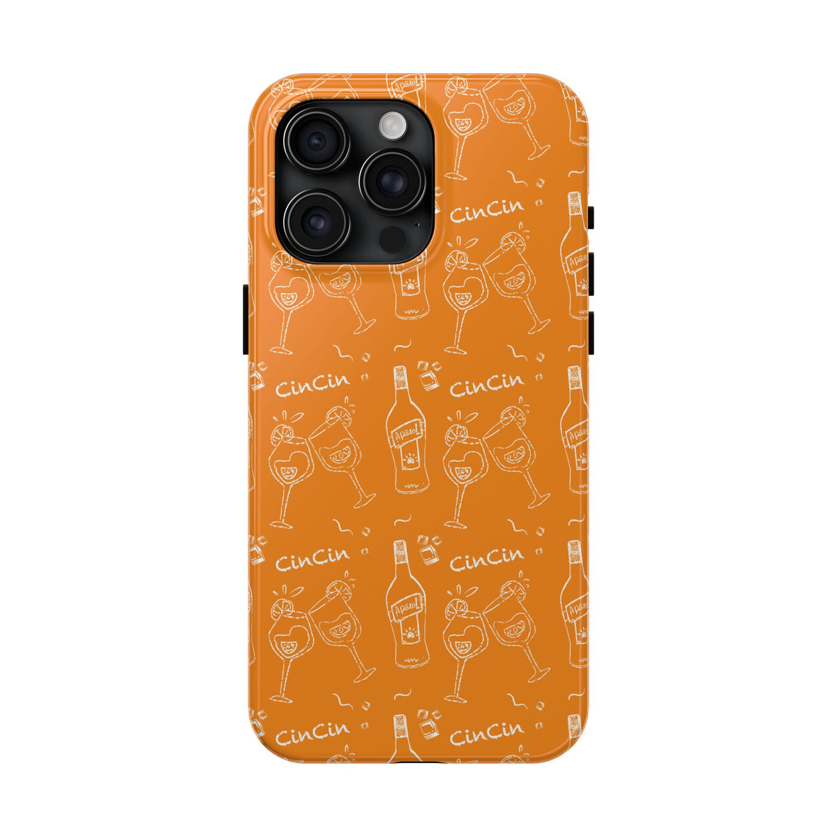 Cin Cin Spritz Tough Phone Case — Orange Citrus Cocktail Pattern