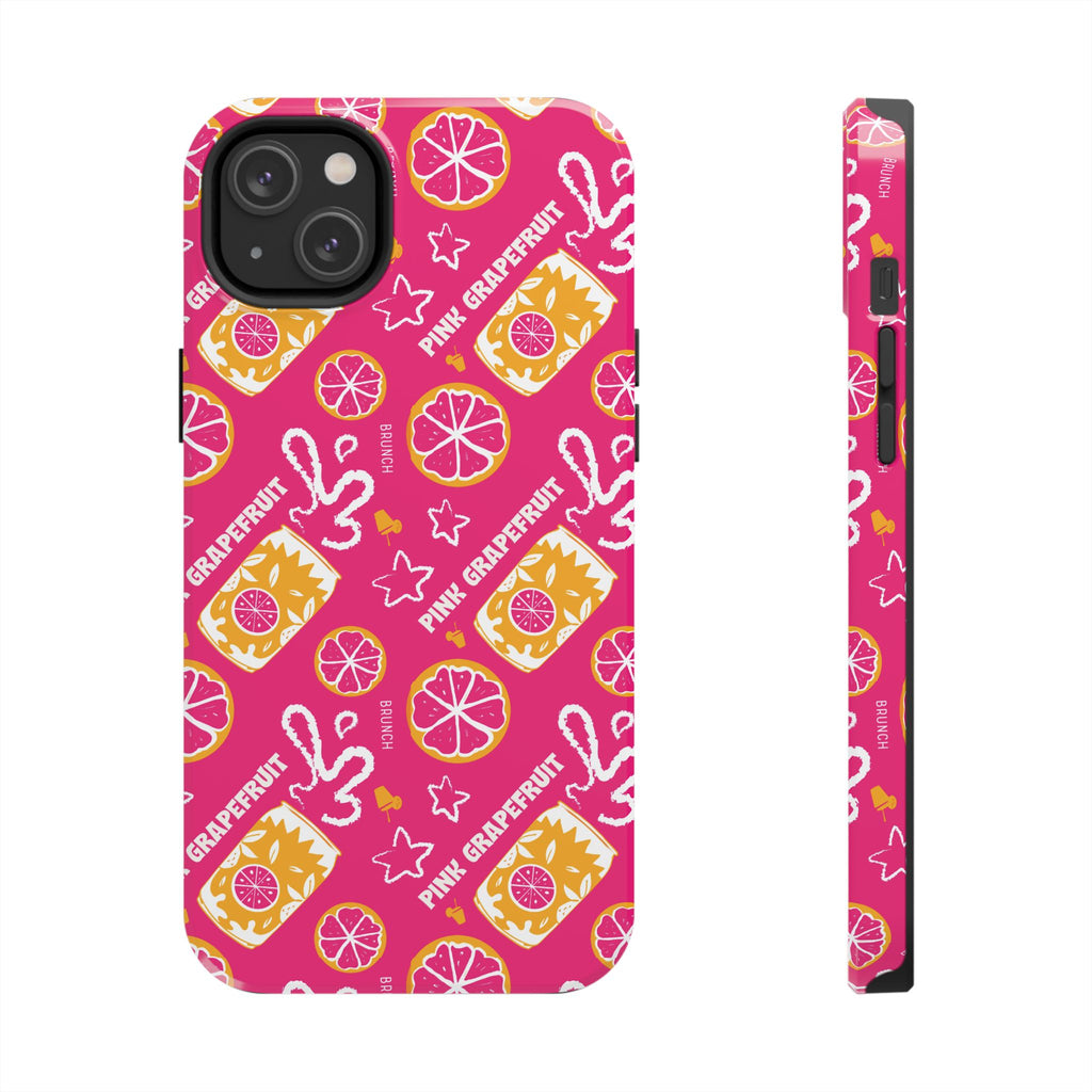Pink Grapefruit Fruit CollectionTough Phone Case — Pink Aperol Inspired Design