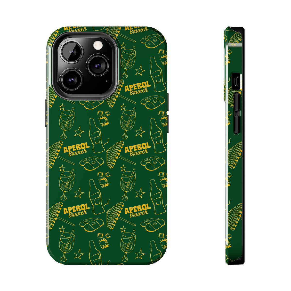 Aperol Brunch Tough Phone Case — Green Aperol Inspired Cover