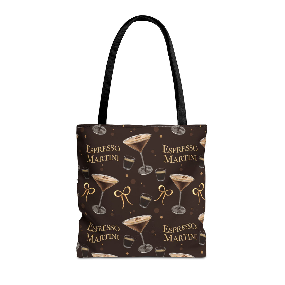 Espresso Martini Tote Bag — Dark Brown Espresso Collection Inspired Design