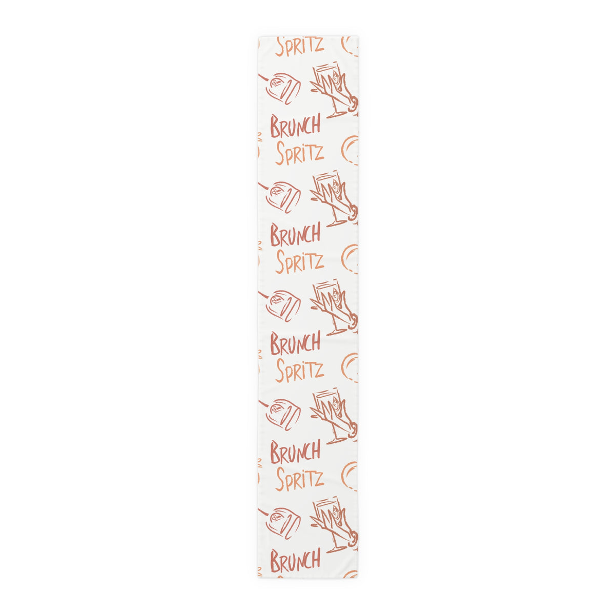Brunch Spritz Table Runner — White Brunch Collection Inspired Design