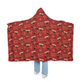 Espresso Martini Hooded Throw Blanket — Red Espresso Collection Inspired Design