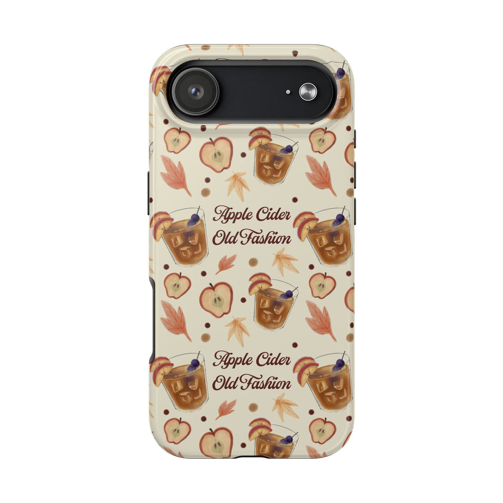 Apple Cider Old Fashioned Tough Phone Case – Beige Apple Cider Collection Inspired Design