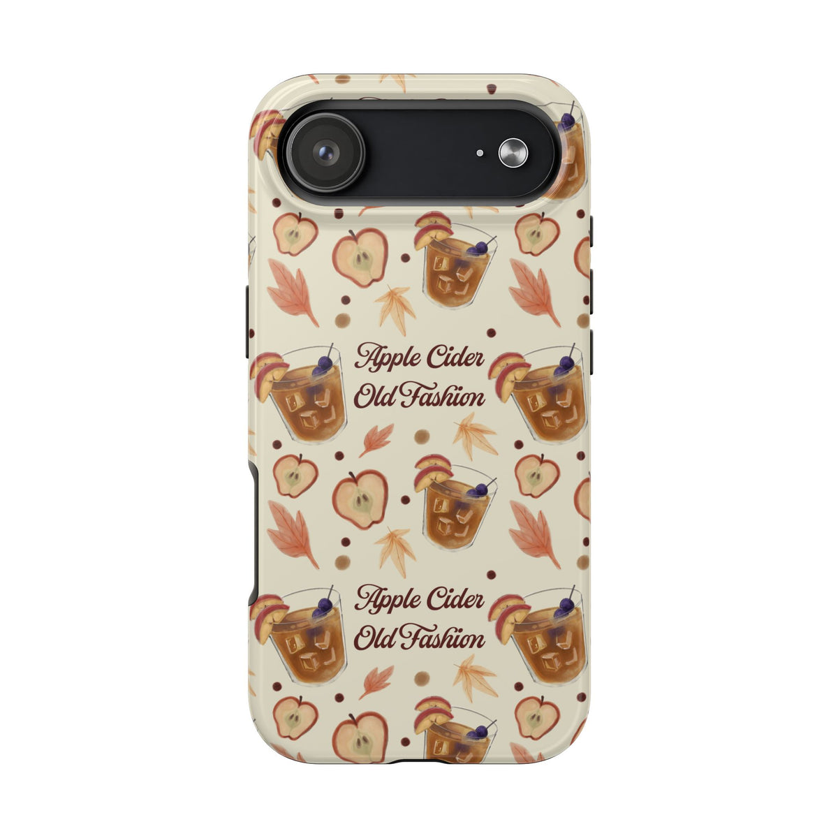 Apple Cider Old Fashioned Tough Phone Case – Beige Apple Cider Collection Inspired Design