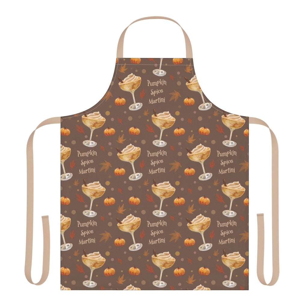 Pumpkin Spice Martini Apron — Brown Pumpkin Collection Inspired Design