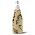 Pizza Pattern Zip-Up Bottle Cooler Sleeve - Italian Vibes Koozie