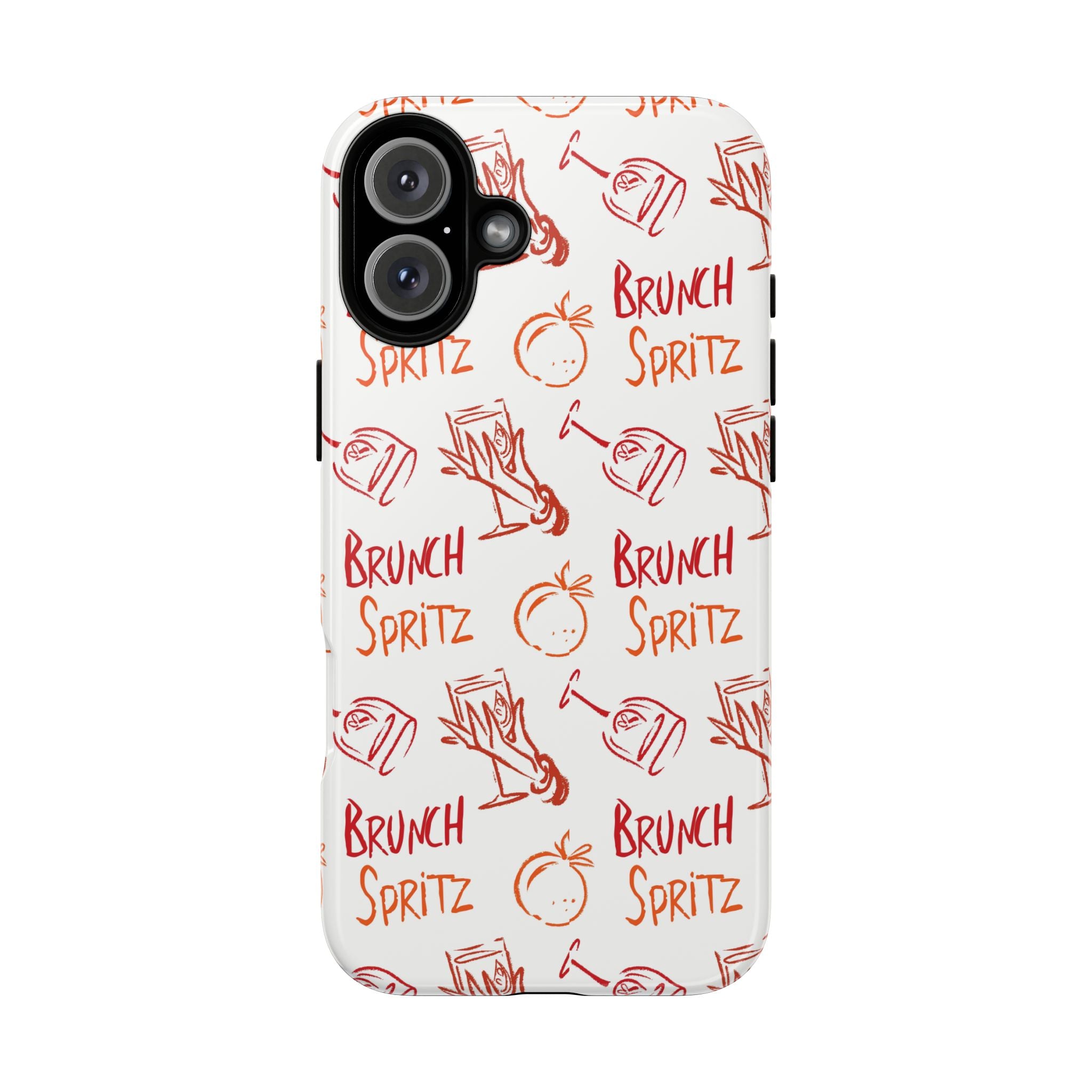 Brunch Spritz Phone Case — Red & Orange Aperol Inspired Design