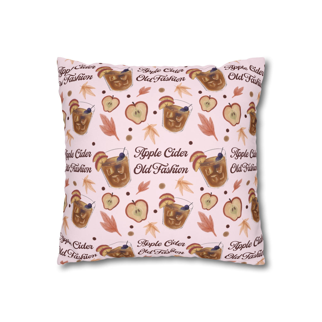 Apple Cider Old Fashion Pillowcase — Light Pink Apple Cider Collection Inspired Design