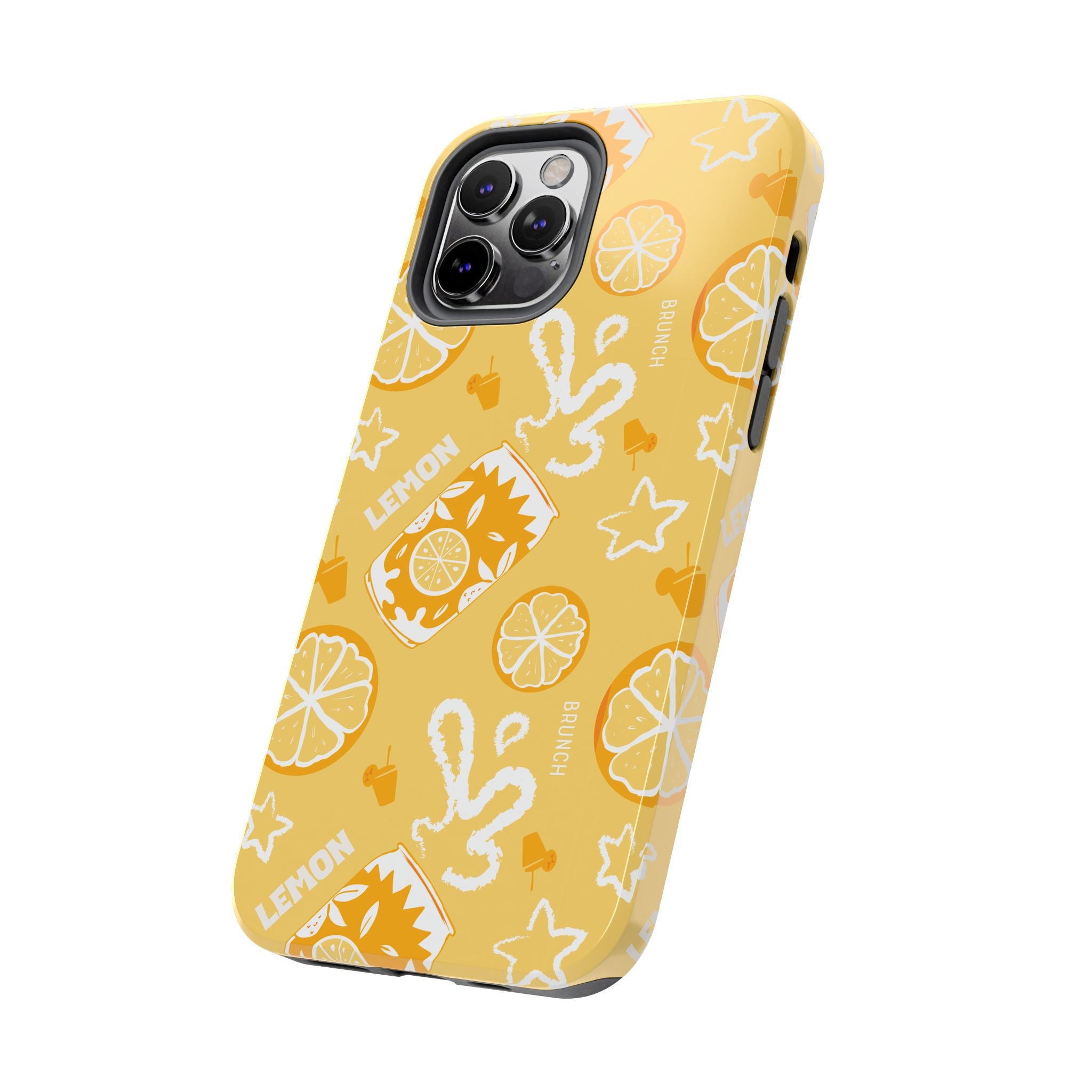 Lemon Brunch Tough Phone Case — Citrus Summer Pattern